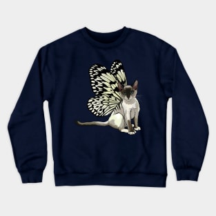 Tree Nymph Flitter Kitty Crewneck Sweatshirt